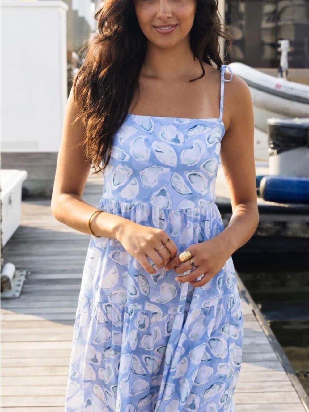 The Nantucket Mini Dress- light blue
